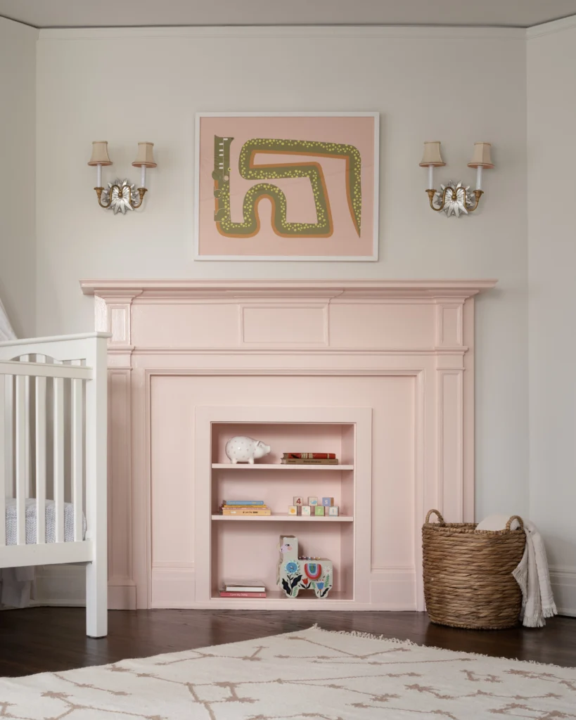 Painted Fireplace